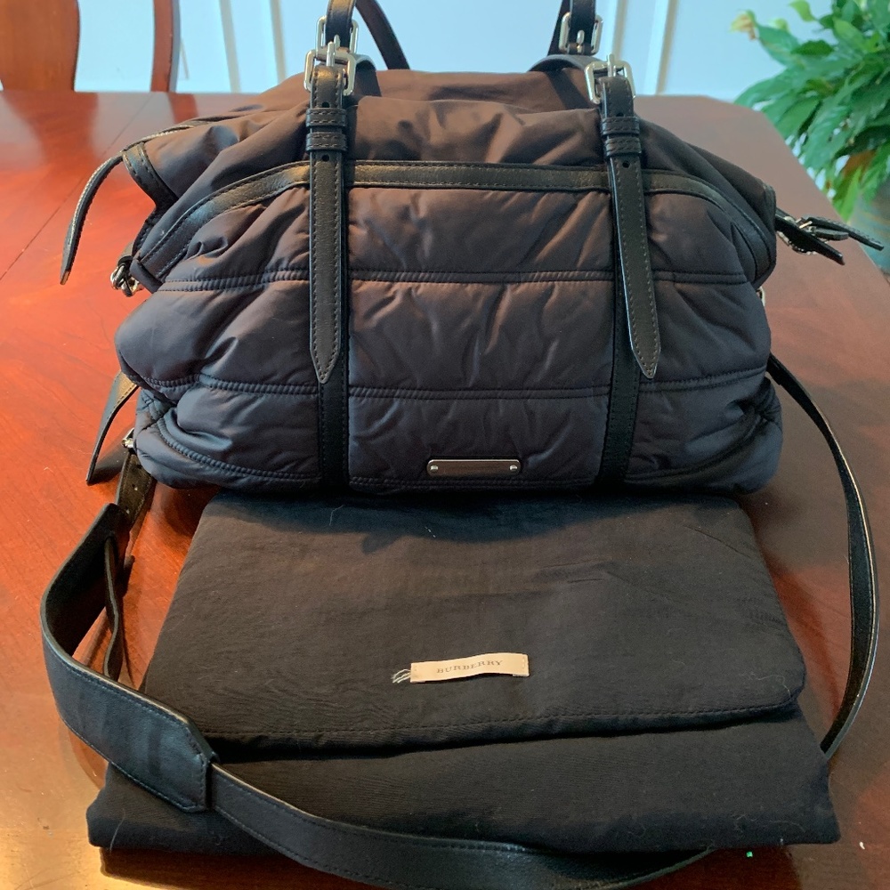Burberry Quilted Diaper Bag